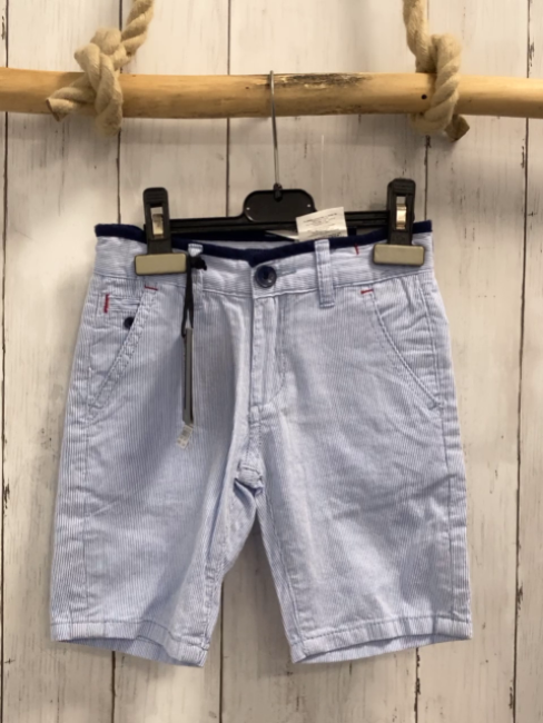 neu Sarabanda  Shorts  Gr. 104  hellblau weiße Streifen Bund verstellbar  