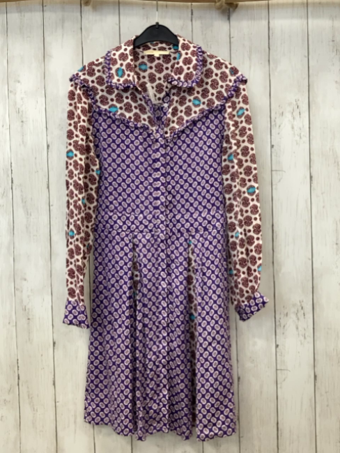 Maje Kleid Gr. 36  lila rosa rot geblümt