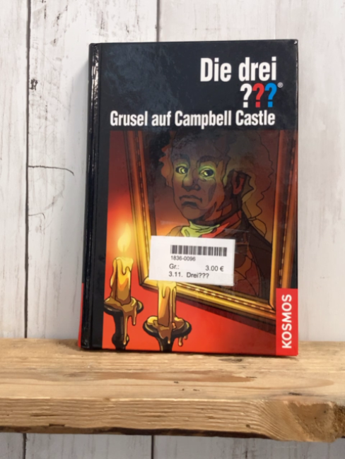 Drei???  Buch Grusel auf Campbell Castle 