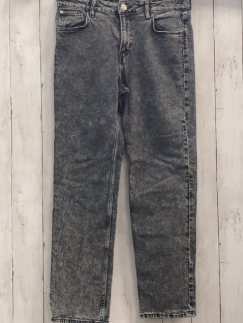 H&M  Hose  Gr. 164  grau Jeans  Bund verstellbar 