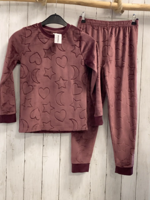 2tlg  Pullover + Leggings  Gr. 134/140  brombeere Nicky Sterne 