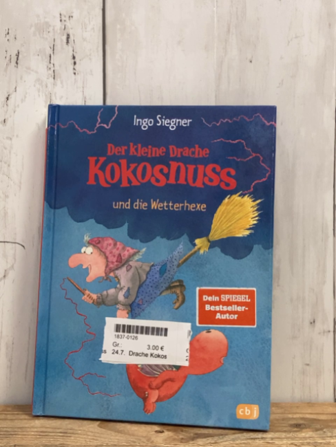 Drache Kokosnuss  Buch .... und die Wetterhexe 
