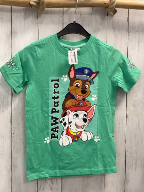 Nickelodeon  T-Shirt  Gr. 122  hellgrün Paw Patrol 