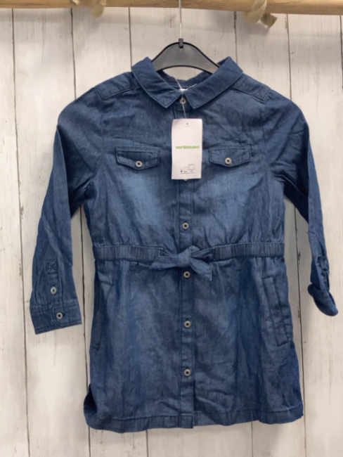 vertbaudet neu Kleid Gr. 104  blau Jeans