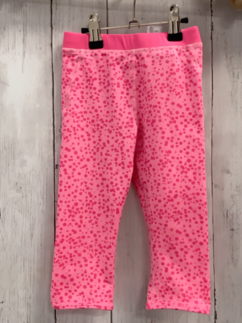 H&M  Leggings  Gr. 98  rosa pink Punkte + Bund 
