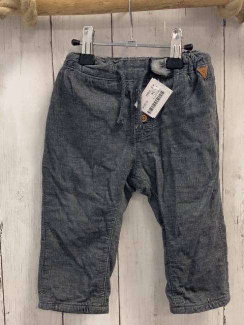 H&M  Hose Gr. 74  grau Kord gefüttert 