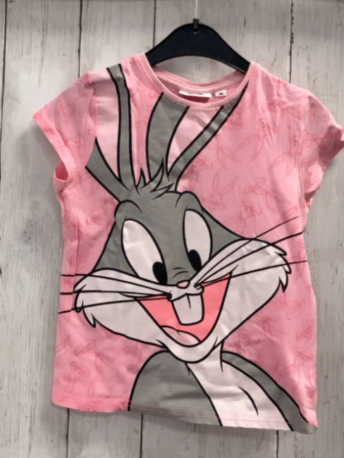   T-Shirt  Gr. 116  rosa Hase 