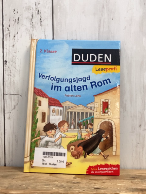Duden Buch Verfolgungsjagd im alten Rom 