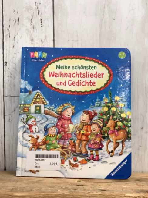   Pappbuch Meine schönsten Weihnahtslieder und Gedichte 