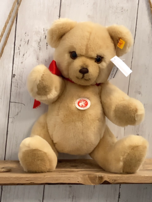 Steiff neu Plüschspielzeug hellbrauner Bär Petsy
