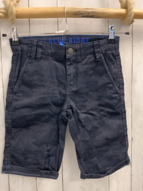 Blue Ridge  Shorts  Gr. 146  schwarz grau blau gemustert Bund verstellbar 