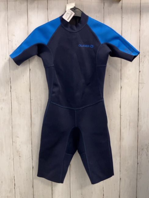 Decathlon  Neoprenoverall Gr. 146/152  dunkelblau hellblau 