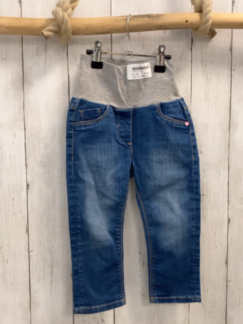 S´Oliver  Jeggings Gr. 86  blau Jeans grauer Strickbund 