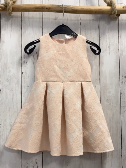 De Facto  Kleid  Gr. 86  creme rosa Druck 