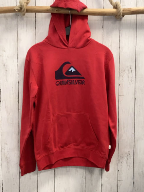 Quicksilver Pullover Gr. 158  rot Kapuze