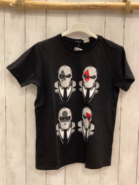 Fortnite  T-Shirt  Gr. 152  schwarz hellgraue Fortnite Figuren