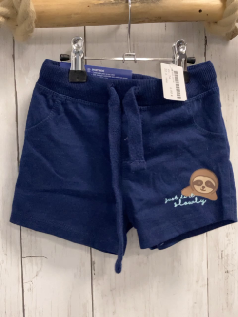 neu Shorts Gr. 74  blau Faultier Kordel