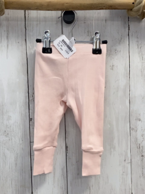 zara Leggings Gr. 62  rosa gerippt
