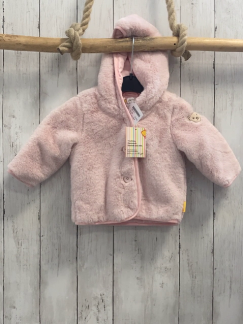 neu Steiff Plüschjacke Gr. 68  rosa 