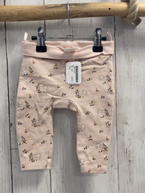  Leggings Gr. 68  rosa Füchse Blumen