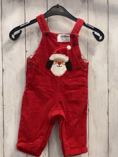 sergent major Latzhose Gr. 74  rot Kord Weihnachtsmann